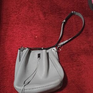 Rebecca Minkoff Gray Leather Shoulder Bag